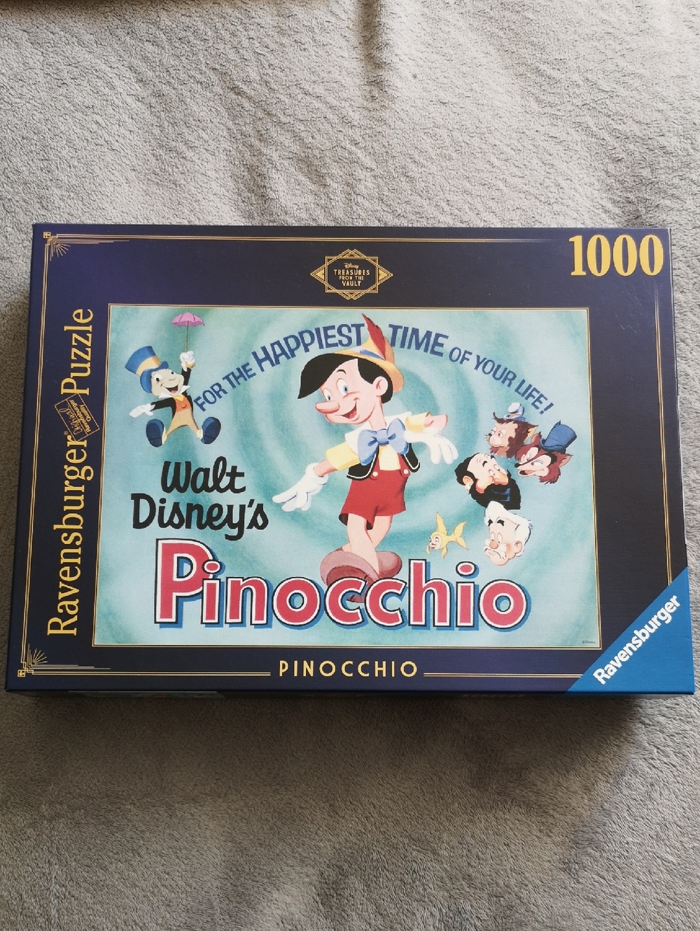 Ravensburger Treasures From The Vault 1000 Piece Puzzle Softclick Pinocchio